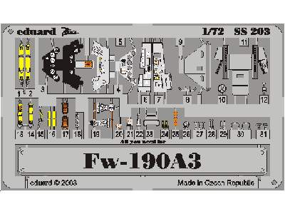  Fw 190A-3 1/72 - Tamiya - blaszki - zdjęcie 2