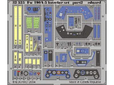  Fw 190A-5 interior 1/32 - Hasegawa - blaszki - zdjęcie 2