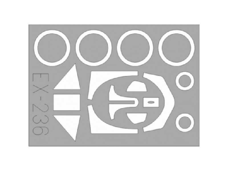 Fw 190A-5 Weekend 1/48 - Eduard - maski - zdjęcie 1 Fw 190A-5 Weekend 1/48 - Eduard - maski - zdjęcie 1