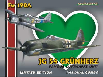  Fw 190A JG-54 Grunherz DUAL COMBO 1/48 - samolot - zdjęcie 1