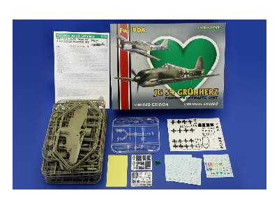  Fw 190A JG-54 Grunherz DUAL COMBO 1/48 - samolot - zdjęcie 2