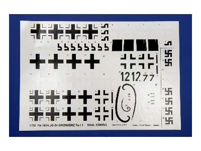  Fw 190A JG-54 Grunherz DUAL COMBO 1/48 - samolot - zdjęcie 16