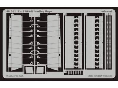  Fw 190A landing flaps 1/48 - Eduard - blaszki - zdjęcie 1