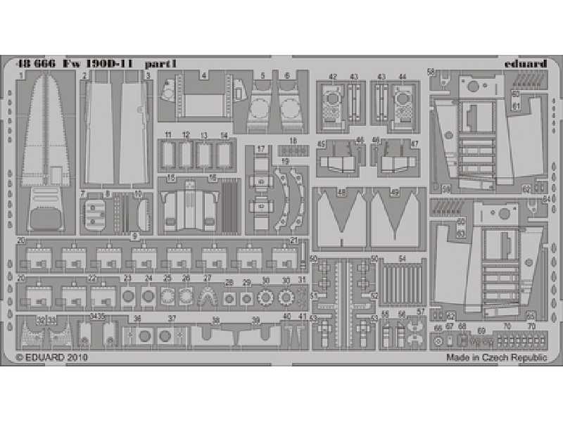 Fw 190D-11 1/48 - Eduard - blaszki - zdjęcie 1 Fw 190D-11 1/48 - Eduard - blaszki - zdjęcie 1
