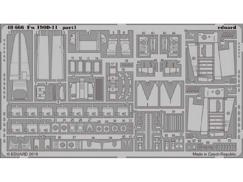  Fw 190D-11 1/48 - Eduard - blaszki - zdjęcie 1