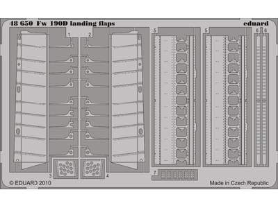  Fw 190D landing flaps 1/48 - Eduard - blaszki - zdjęcie 1