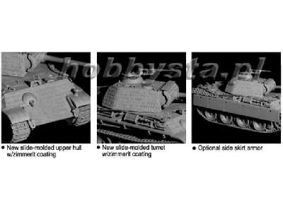 Czołg Sd. Kfz. 171 Panther G Early Production w/Zimmerit - zdjęcie 4