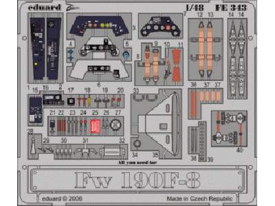  Fw 190F-8 1/48 - Tamiya - blaszki - zdjęcie 1