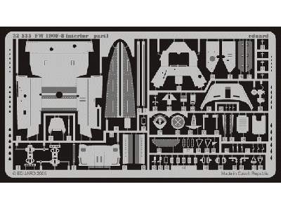  Fw 190F-8 interior 1/32 - Hasegawa - blaszki - zdjęcie 3