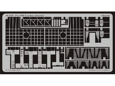  Fw 200 Condor interior 1/48 - Trumpeter - blaszki - zdjęcie 3