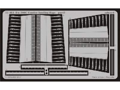  Fw 200C Condor landing flaps 1/72 - Revell - blaszki - zdjęcie 3