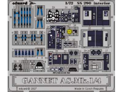  Gannet AS. Mk.1/4 interior 1/72 - Trumpeter - blaszki - zdjęcie 1