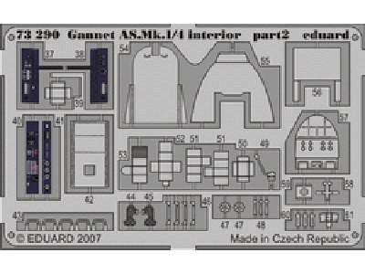  Gannet AS. Mk.1/4 interior 1/72 - Trumpeter - blaszki - zdjęcie 3