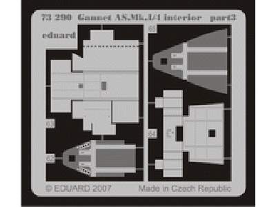  Gannet AS. Mk.1/4 interior 1/72 - Trumpeter - blaszki - zdjęcie 4