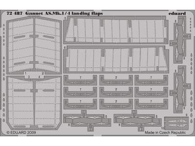  Gannet AS. Mk.1/4 landing flaps 1/72 - Revell - blaszki - zdjęcie 1