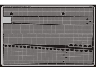  Gato class fuselage hinges plate 1/72 - Revell - blaszki - zdjęcie 1