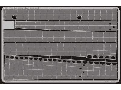  Gato class fuselage hinges plate 1/72 - Revell - blaszki - zdjęcie 2