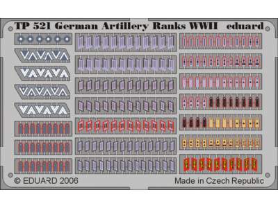  German Artillery Ranks WWII 1/35 - blaszki - zdjęcie 1