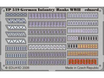  German Infantry Ranks WWII 1/35 - blaszki - zdjęcie 1