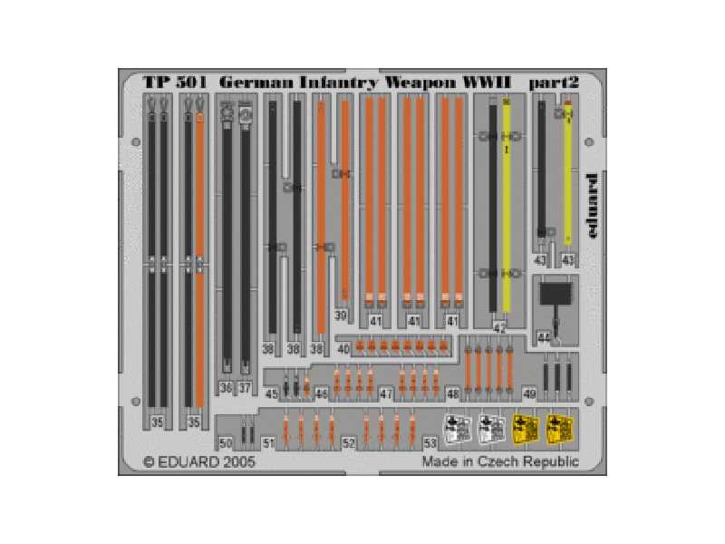  German Infantry Weapon WWII 1/35 - blaszki - zdjęcie 1