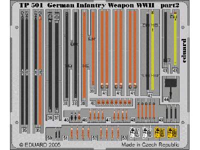  German Infantry Weapon WWII 1/35 - blaszki - zdjęcie 2
