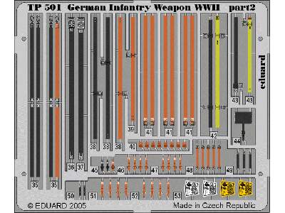  German Infantry Weapon WWII 1/35 - blaszki - zdjęcie 2