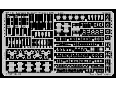  German Infantry Weapon WWII 1/35 - blaszki - zdjęcie 3