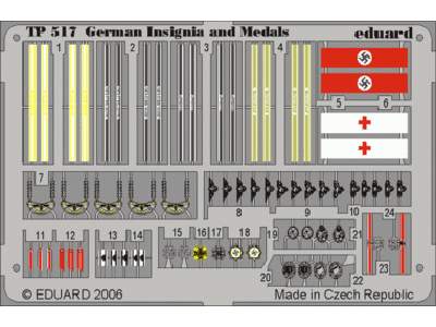  German Insignia and Medals WWII 1/35 - blaszki - zdjęcie 1