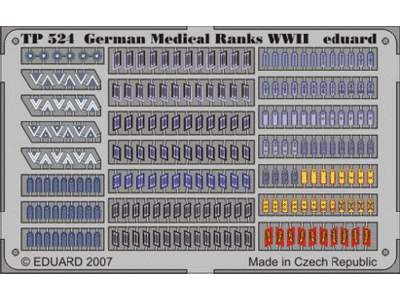  German Medical Ranks WWII 1/35 - blaszki - zdjęcie 1