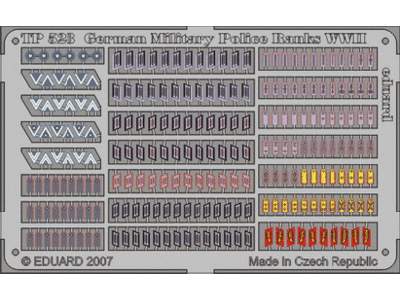  German Military Police Ranks WWII 1/35 - blaszki - zdjęcie 1
