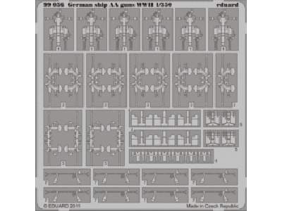 German ship AA guns WWII  1/350 - blaszki - zdjęcie 1