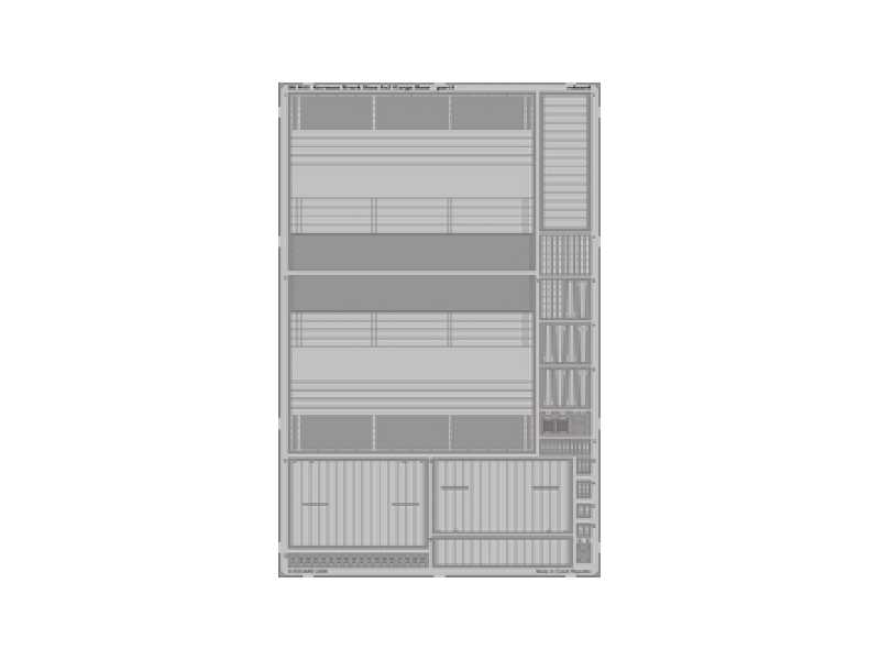 German Truck 3ton 4x2 Cargo floor 1/35 - Tamiya - blaszki - zdjęcie 1 German Truck 3ton 4x2 Cargo floor 1/35 - Tamiya - blaszki - zdjęcie 1