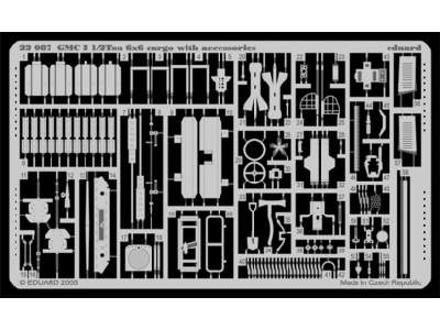 GMC 2 1/2 Ton 6x6 cargo with accessories 1/72 - Academy Minicra - zdjęcie 1