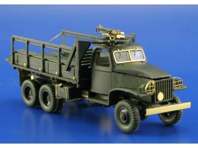  GMC 2 1/2 Ton 6x6 cargo with accessories 1/72 - Academy Minicra - zdjęcie 2