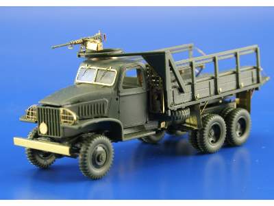  GMC 2 1/2 Ton 6x6 cargo with accessories 1/72 - Academy Minicra - zdjęcie 3