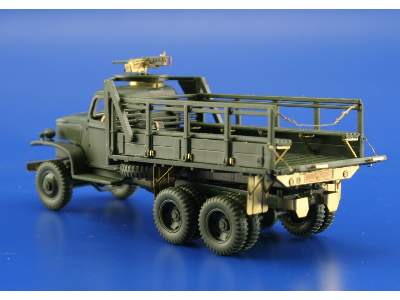  GMC 2 1/2 Ton 6x6 cargo with accessories 1/72 - Academy Minicra - zdjęcie 4