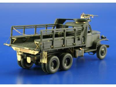  GMC 2 1/2 Ton 6x6 cargo with accessories 1/72 - Academy Minicra - zdjęcie 5