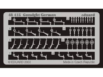  Gunsight German 1/48 - blaszki - zdjęcie 1