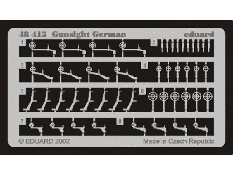  Gunsight German 1/48 - blaszki - zdjęcie 1