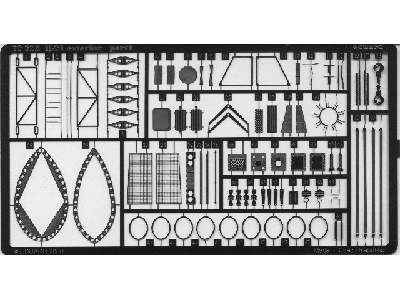  H-21 exterior 1/72 - Italeri - blaszki - zdjęcie 2