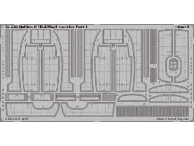  Halifax B Mk. I/Mk. II exterior 1/72 - Revell - blaszki - zdjęcie 1