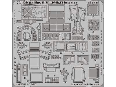  Halifax B Mk. I/Mk. II interior S. A. 1/72 - Revell - blaszki - zdjęcie 3