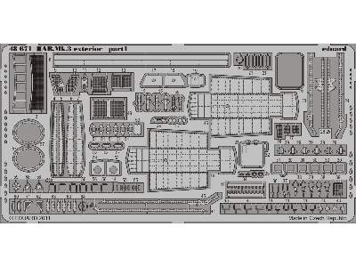  HAR. Mk.3 exterior 1/48 - Hasegawa - blaszki - zdjęcie 2