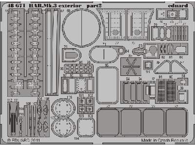  HAR. Mk.3 exterior 1/48 - Hasegawa - blaszki - zdjęcie 3