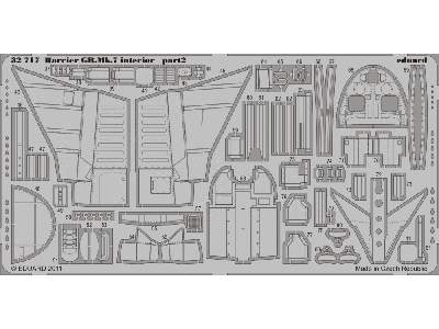  Harrier GR. Mk.7 interior S. A. 1/32 - Trumpeter - blaszki - zdjęcie 3