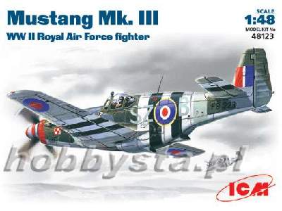 Mustang Mk .VIII WWII RAF fighter - zdjęcie 1