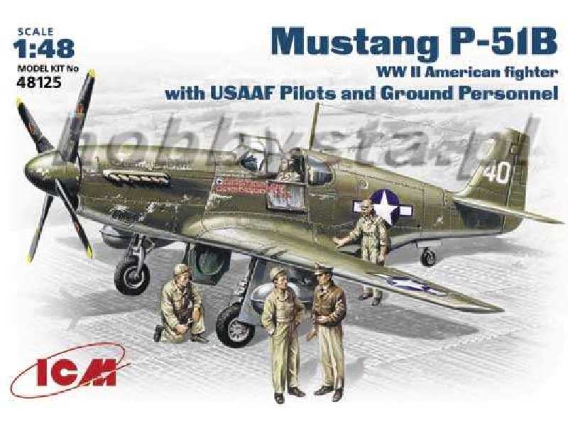 Mustang P-51D with USAAF Pilots and Ground Personnel - zdjęcie 1 Mustang P-51D with USAAF Pilots and Ground Personnel - zdjęcie 1