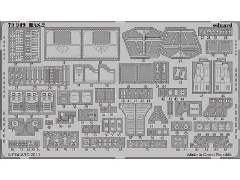  HAS.2 S. A. 1/72 - Hobby Boss - blaszki - zdjęcie 1