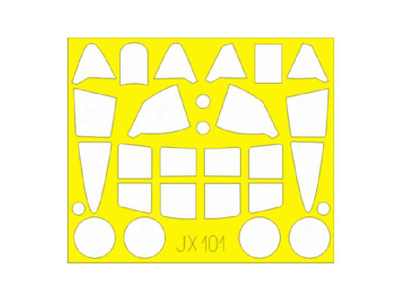 Hawk H-75A 1/32 - Azur - maski - zdjęcie 1 Hawk H-75A 1/32 - Azur - maski - zdjęcie 1