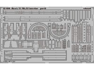  Hawk T1 Mk.53 interior S. A. 1/32 - Revell - blaszki - zdjęcie 3